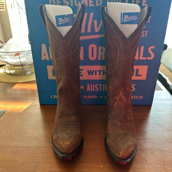 Alvies Western Cowboy Boots - Picture 5 of 13